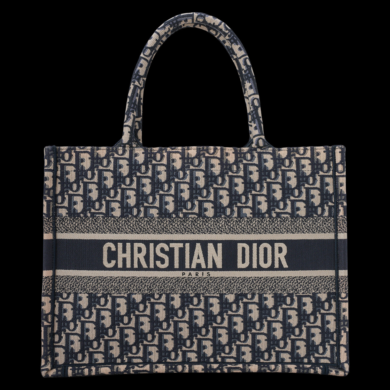 CHRISTIAN DIOR(USED)디올 오블리크 북토트 미듐